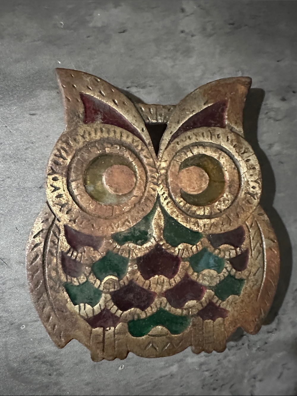 Vintage Owl trivet